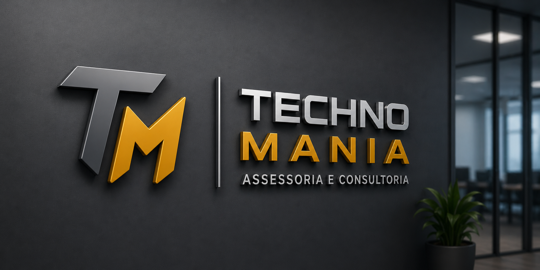 Entrada do escritório da Techno Mania